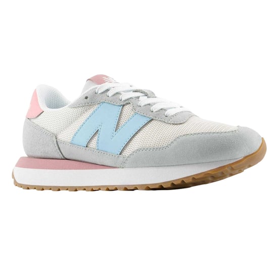 New Balance - "237" Klassisch Sneaker für Damen, Wildleder (Weiß/Blau/Pink) - Image 4