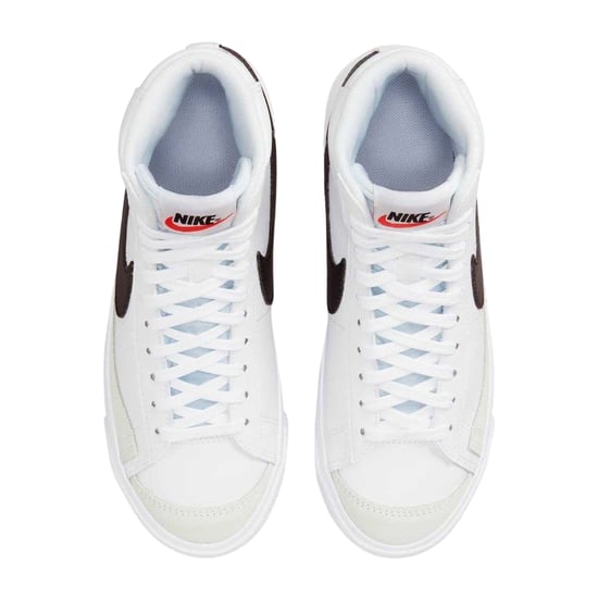 Nike - "Blazer 77" High Top Turnschuhe für Kinder, Leder (Weiß/Schwarz) - Image 4