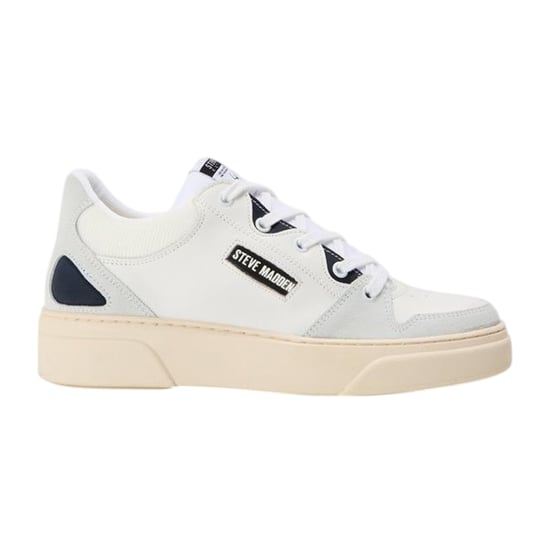 Steve Madden - "Kingpin" Schuhe für Herren, Zum Schnüren, Flach (Weiß/Marine) - Image 1