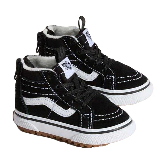 Vans - "SK8-Hi" High Top Turnschuhe für Kleinkind, Canvas (Schwarz) - Image 5