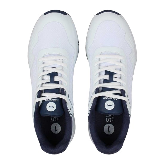 Slazenger - Cricket-Spikes für Herren (Weiß/Marine) - Image 4