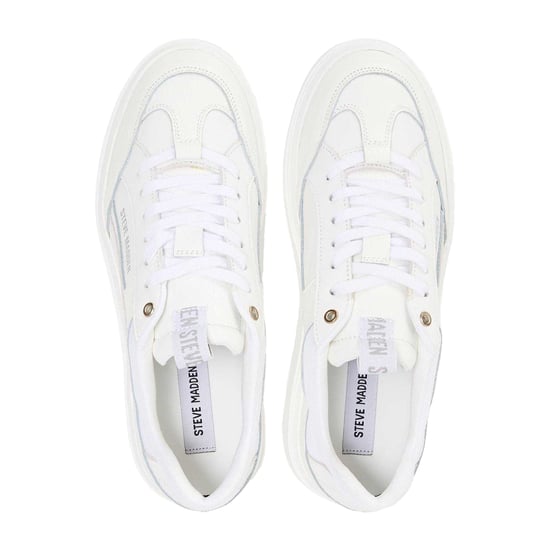 Steve Madden - "Orlando" Sneaker für Herren, Leder (Weiß) - Image 3