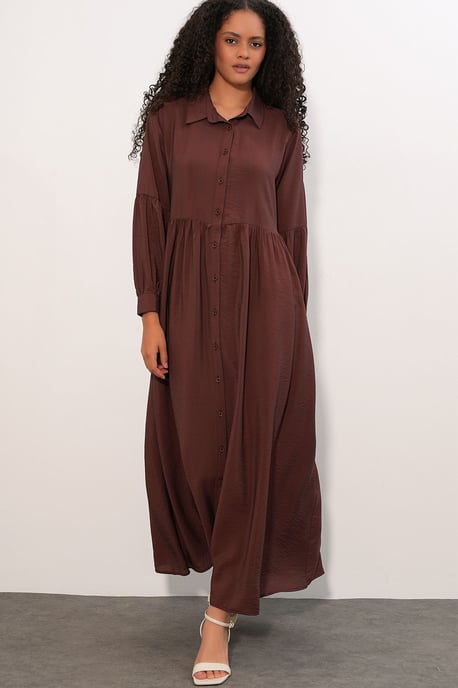 Lockeres Maxi-Hemdkleid - Image 5