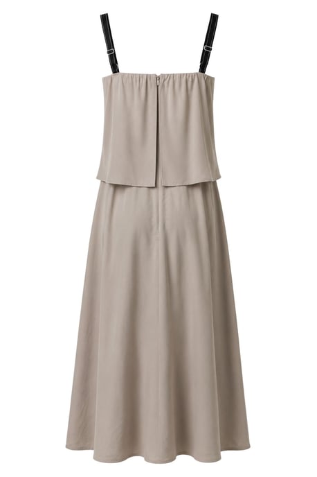 Ärmelloses A-Linien-Maxikleid mit quadratischem Ausschnitt - Image 3