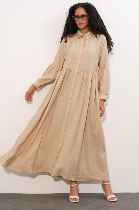 Lässiges Maxi-Hemdkleid - Image 1