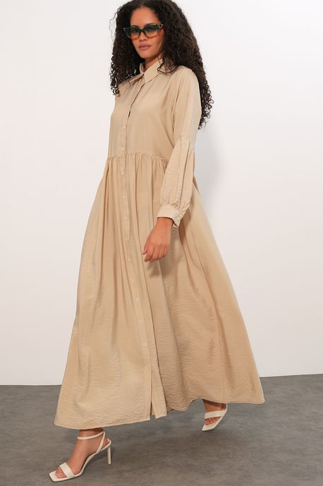 Lässiges Maxi-Hemdkleid - Image 3