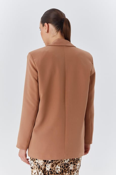 Langer Blazer aus Kunstleder - Image 6