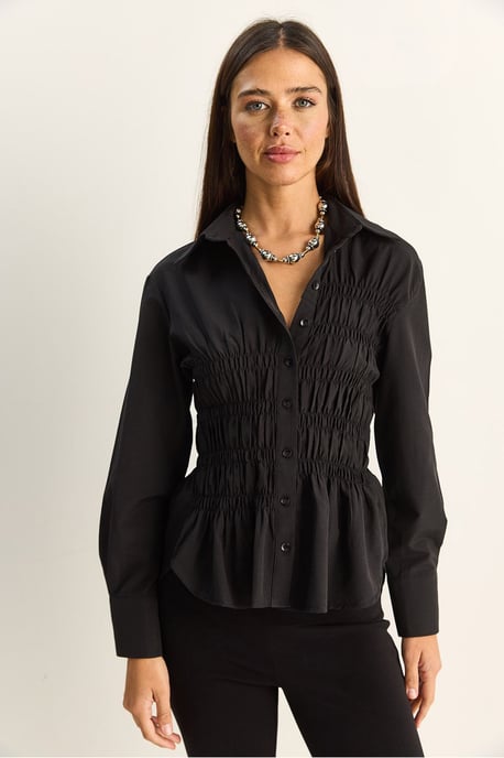 Damen Regular-Fit Baumwollmischung Popeline Hemd - Image 2