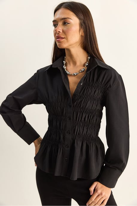 Damen Regular-Fit Baumwollmischung Popeline Hemd - Image 5