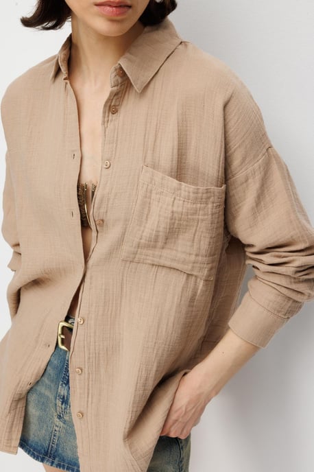 Oversize-Shirt mit Taschendetail - Image 2
