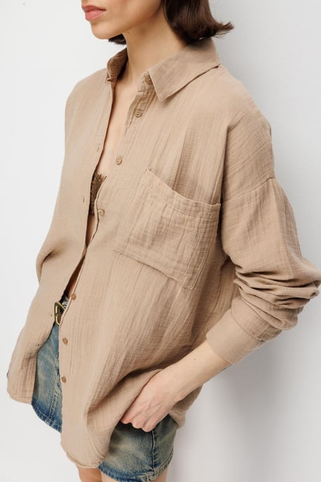 Oversize-Shirt mit Taschendetail - Image 5