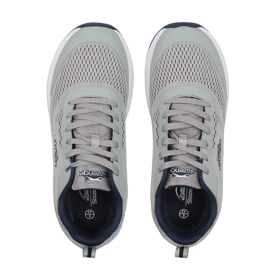 Slazenger - "Curve Support" Sneaker für Herren, Netzmaterial (Grau/Weiß) - Image 4