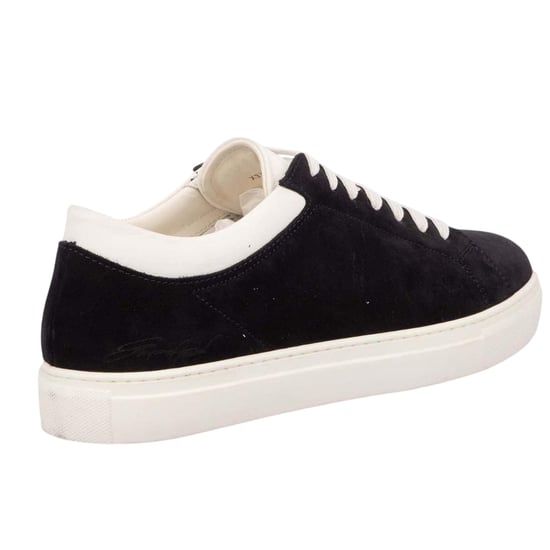 Emporio Armani EA7 - Sneaker für Damen, Wildleder (Blau/Weiß) - Image 2