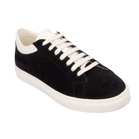Emporio Armani EA7 - Sneaker für Damen, Wildleder (Blau/Weiß) - Image 4
