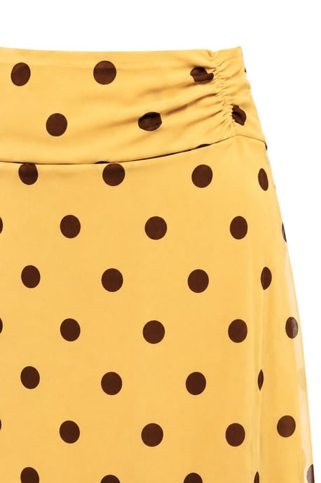 Hohe-taillierte Polka-Dot Tüll-Midi-Rock - Image 2