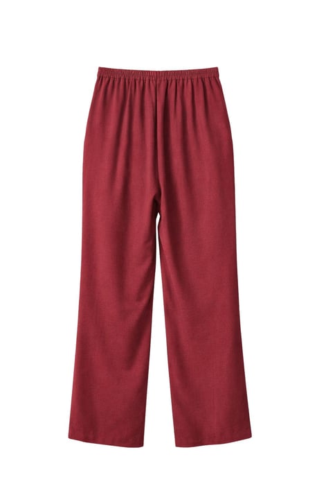 Damen Hochtaillierte Weite Crepe-Hosen - Image 4