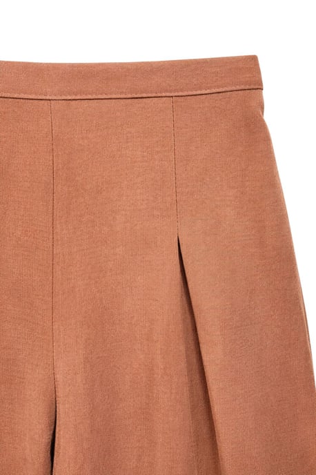 Damen Hoch-taillierte Weite Crepe-Hosen - Image 2