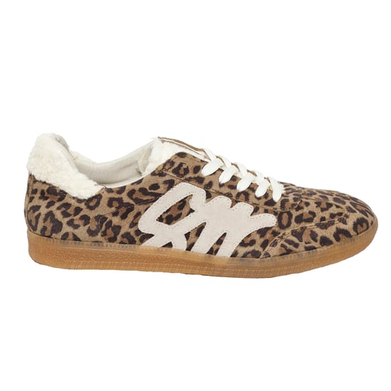 Steve Madden - "Elora" Leo-Muster Sneaker für Damen, Stoff (Braun) - Image 1