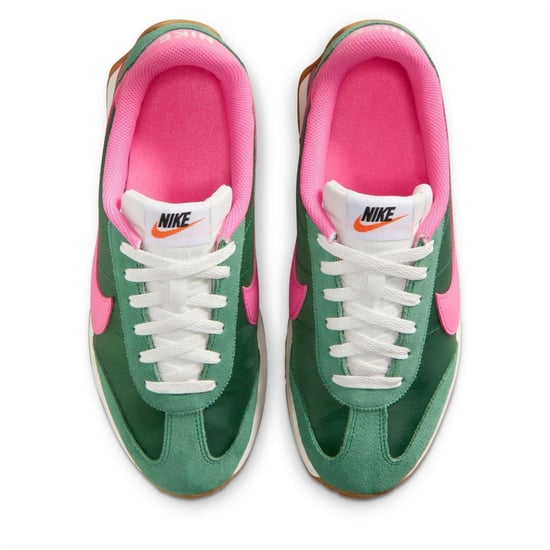 Nike - "Waffle Debut" Sneaker für Damen, Wildleder, Keilabsatz (Grün/Pink) - Image 5