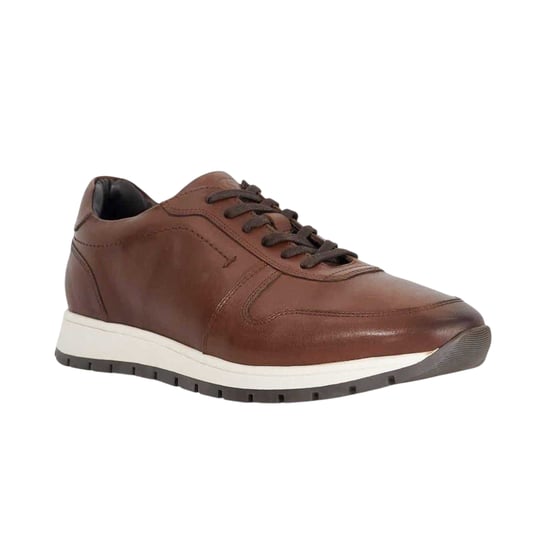 Dune London - "Tris" Sneaker für Herren, Leder (Braun) - Image 1