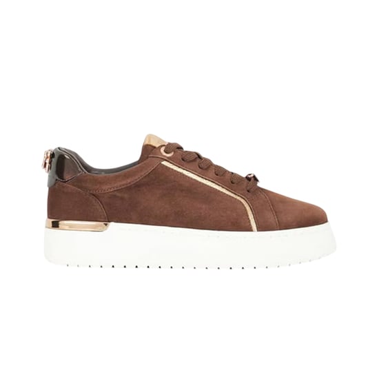 Dune London - "Emmelino" Sneaker für Damen, Wildleder (Braun) - Image 1