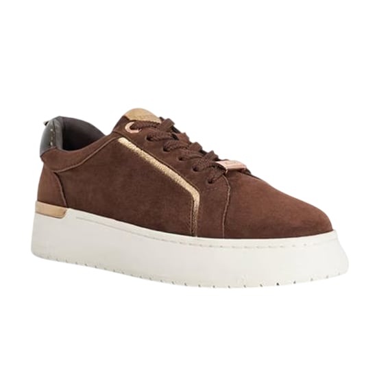 Dune London - "Emmelino" Sneaker für Damen, Wildleder (Braun) - Image 3