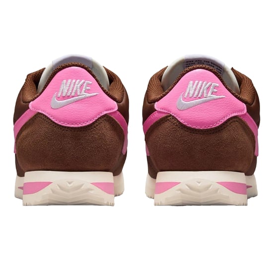 Nike - "Cortez" Sneaker für Damen, Wildleder (Braun/Pink) - Image 2