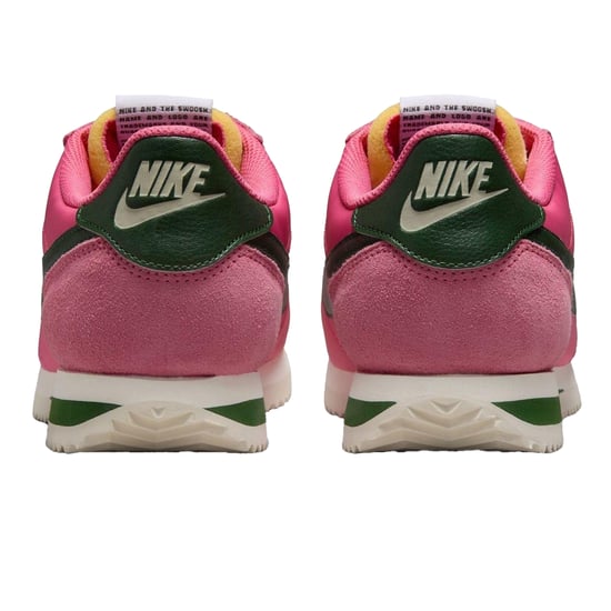 Nike - "Cortez" Sneaker für Damen, Wildleder (Pink/Grün) - Image 2