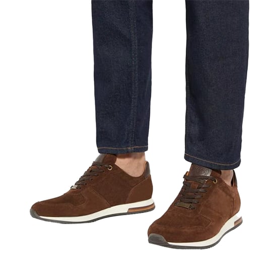 Dune London - "Trilogy" Sneaker für Herren, Wildleder (Braun) - Image 4