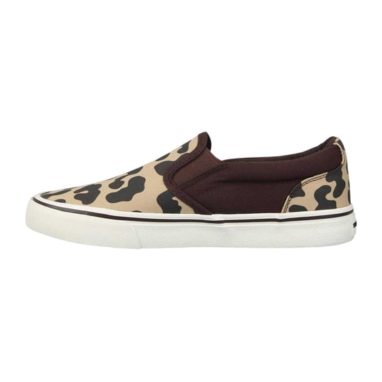 SoulCal - Leo-Muster Sneaker für Damen, Canvas, Zum Anschlüpfen (Braun) - Image 2