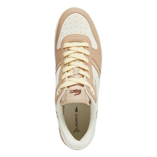 Lacoste - "T-Clip" Sneaker für Herren, Leder, Niedrig geschnitten, Flach (Hellbraun) - Image 2