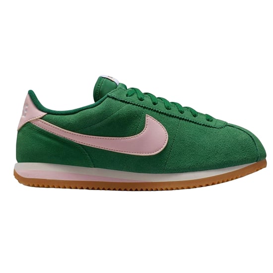 Nike - "Cortez" Sneaker für Damen, Wildleder (Grün/Pink) - Image 1