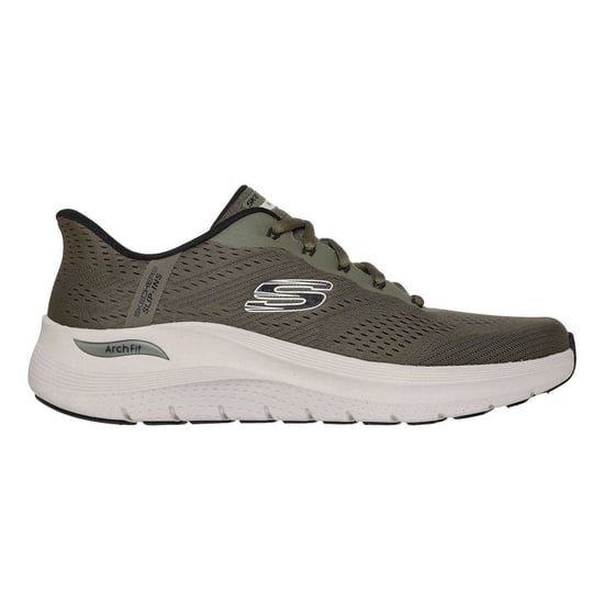Skechers - "Arch Fit 2.0" Sneaker für Herren, Zum Reinschlüpfen (Oliv) - Image 1
