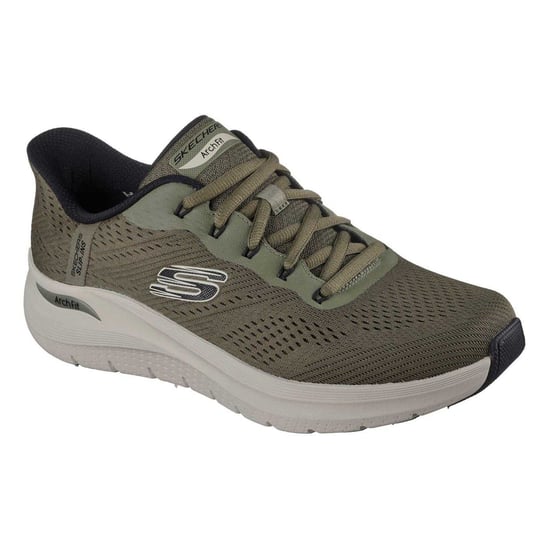 Skechers - "Arch Fit 2.0" Sneaker für Herren, Zum Reinschlüpfen (Oliv) - Image 3