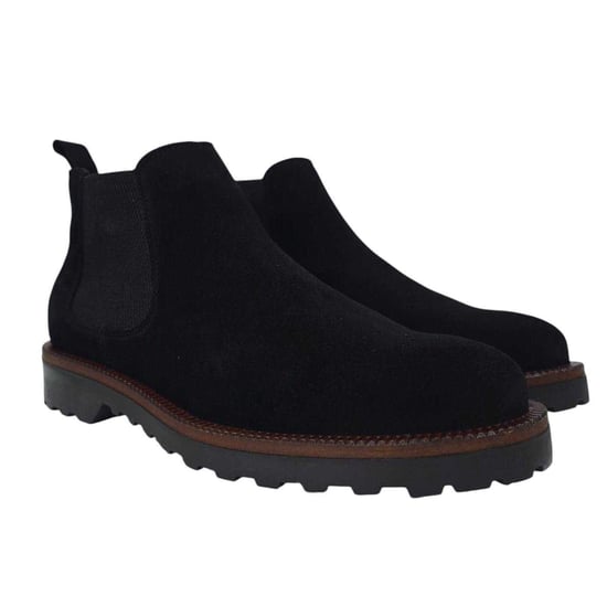 Nicholas Deakins - "Republic" Stiefeletten für Herren, Wildleder, Flach (Schwarz) - Image 4
