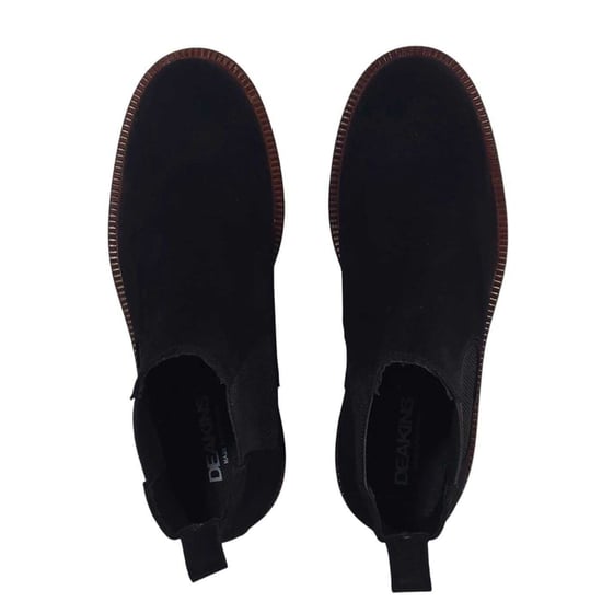 Nicholas Deakins - "Republic" Stiefeletten für Herren, Wildleder, Flach (Schwarz) - Image 5