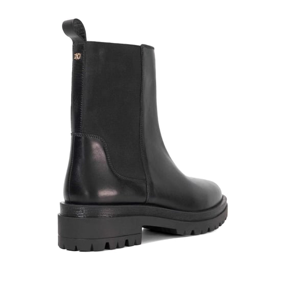 Dune London - Stiefeletten für Damen, Leder, Klobiger Absatz (Schwarz) - Image 3