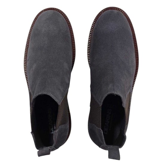 Nicholas Deakins - "Republic" Stiefeletten für Herren, Wildleder, Flach (Grau) - Image 5