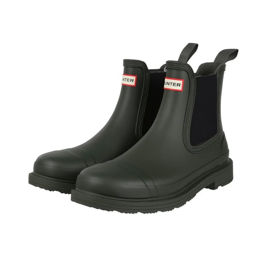 Hunter - Damen Stiefeletten "Commando" (Dunkel-Olive) - Image 3