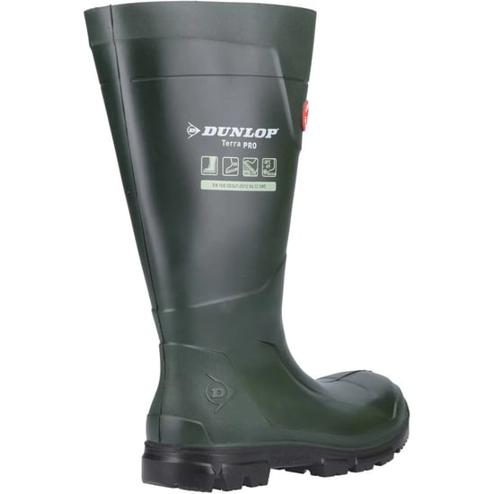 Dunlop - Herren/Damen Unisex Gummistiefel "Terra Pro" (Grün) - Image 2