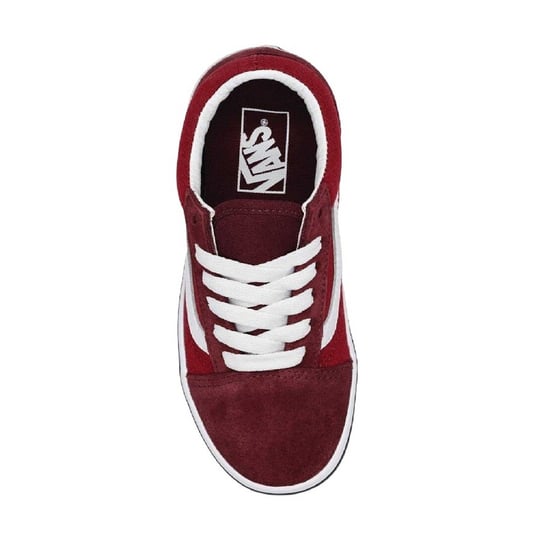 Vans - "Old Skool" Sneaker für Kinder, Wildleder (Burgunderrot) - Image 2