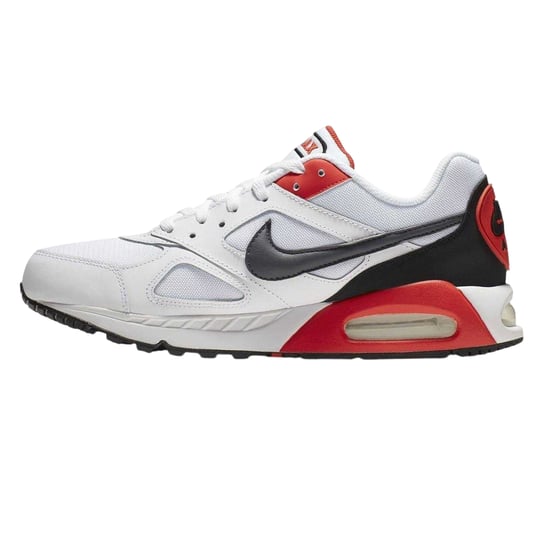 Nike - "Air Max" Sneaker für Herren, Leder (Weiß/Schwarz/Rot) - Image 3