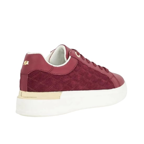 Dune London - "Elba" Sneaker für Damen, Wildleder, Plattform-Absatz (Burgunderrot) - Image 2