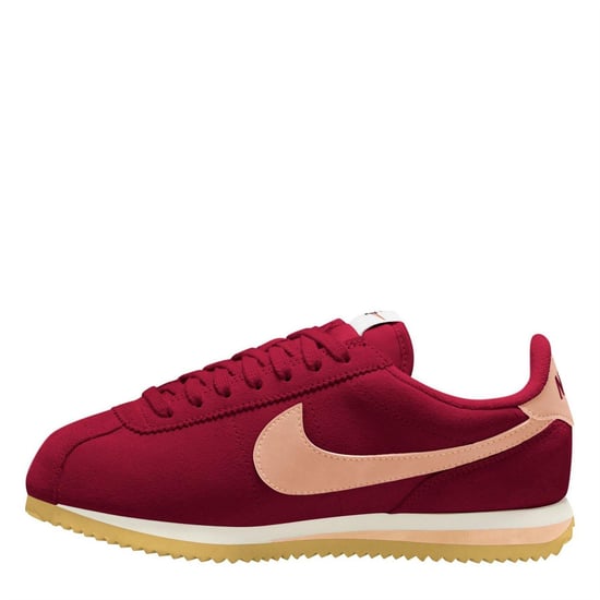 Nike - "Cortez" Sneaker für Damen, Wildleder (Team Rot/Pink) - Image 2