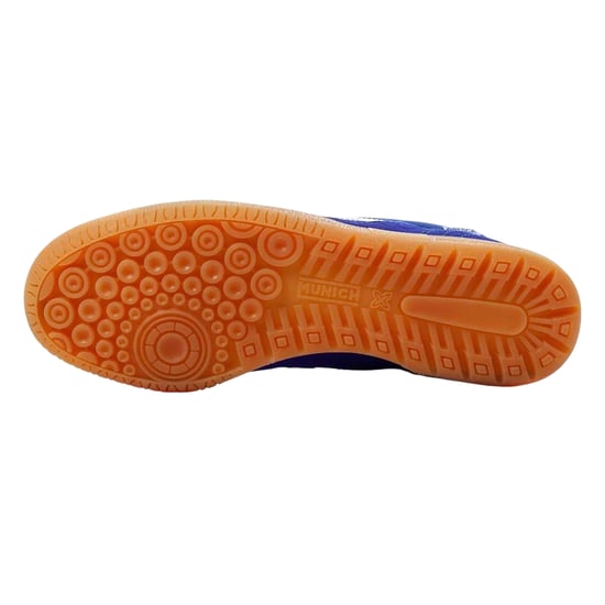 Munich - "Gresca" mit Unterschriften Hallenfußballschuhe für Herren, Verstärkte Zehe (Blau/Weiß) - Image 3