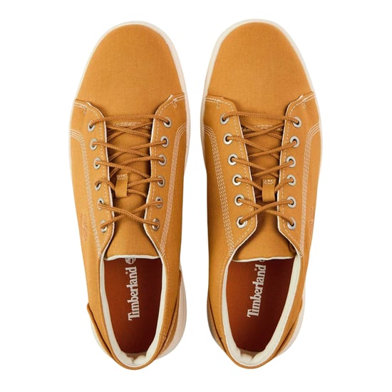 Timberland - "Seneca Bay" Sneaker für Herren, Canvas, Niedrig geschnitten, Plattform-Absatz (Fichte) - Image 3