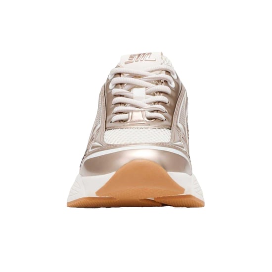Steve Madden - Strass Sneaker für Damen, Netzmaterial, Grob flach (Gold) - Image 4