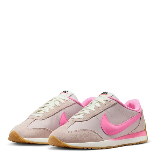 Nike - "Waffle Debut" Sneaker für Damen, Wildleder, Keilabsatz (Rot/Pink) - Image 3