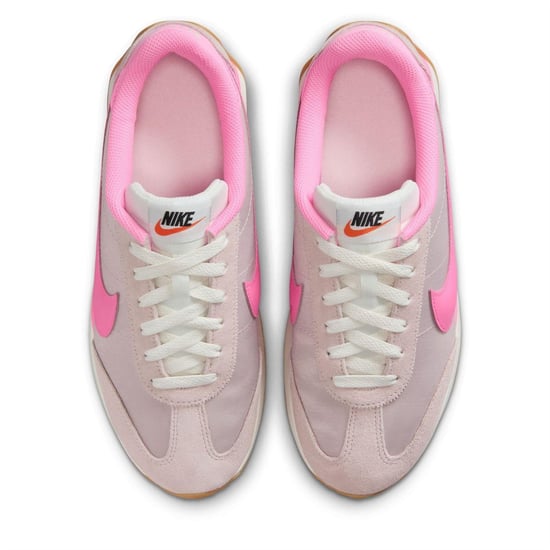 Nike - "Waffle Debut" Sneaker für Damen, Wildleder, Keilabsatz (Rot/Pink) - Image 5
