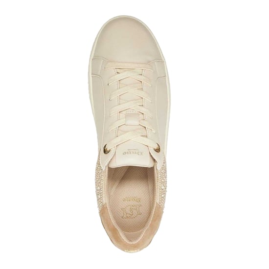 Dune London - "Elli" Schuhe für Damen, Leder, Plattform-Absatz (Cremefarbe) - Image 3